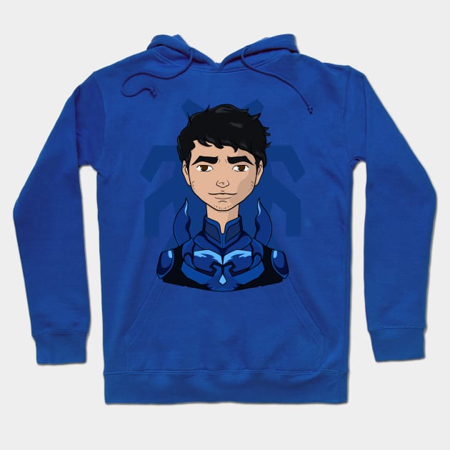 Blue Beetle Hoodie by Sons of Skull